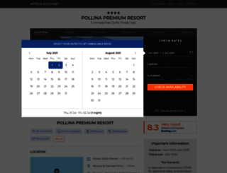 pollina-resort.finale.hotels-sicily.net screenshot