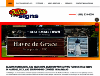 pollittsigns.com screenshot