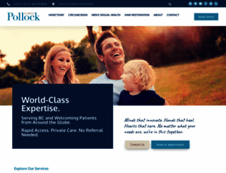 pollockclinics.com screenshot