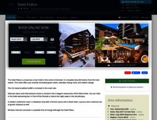 pollux-zermatt.hotel-rez.com screenshot