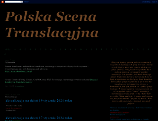 polskascenatranslacyjna-spis.blogspot.com screenshot