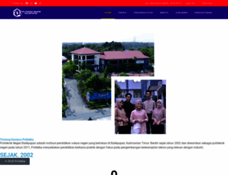 poltekba.ac.id screenshot