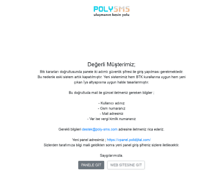 poly-sms.com screenshot