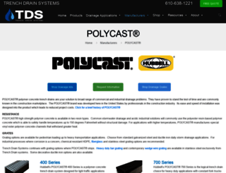 polycasttrenchdrain.com screenshot