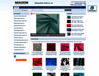 polyester-taffetafabric.com screenshot