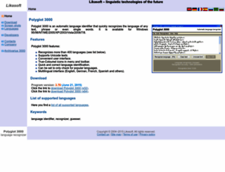 polyglot3000.com screenshot
