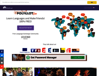 polyglotclub.com screenshot