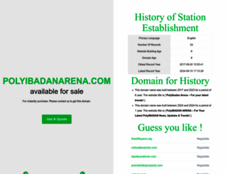 polyibadanarena.com screenshot