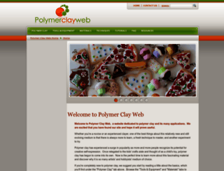 polymerclayweb.com screenshot