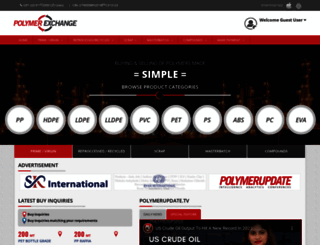 polymerexchange.com screenshot