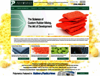 polymericsinc.com screenshot