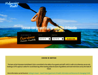 polynesianhostel.com screenshot