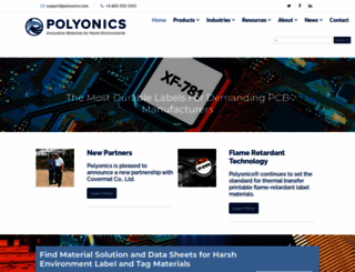 polyonics.com screenshot