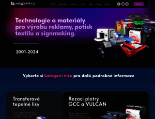 polyprint.cz screenshot