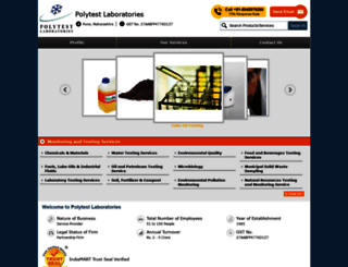 polytestlaboratories.co.in screenshot