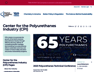 polyurethane.americanchemistry.com screenshot