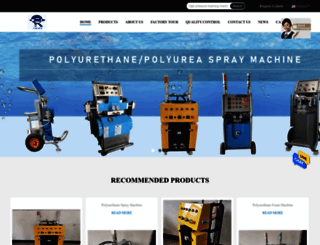 polyurethanespraymachine.com screenshot