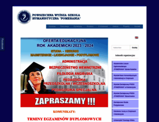 pomeraniachojnice.edu.pl screenshot