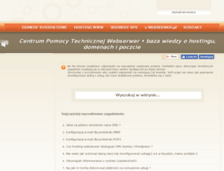 pomoc.webserwer.pl screenshot
