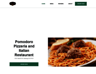 pomodoropizzeriaanditalianrestaurant.com screenshot