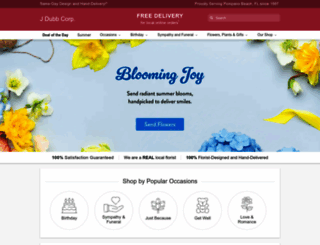 pompanobeachfloralcompany.com screenshot