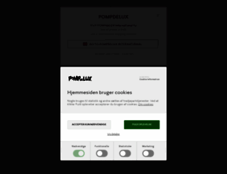 pompdelux.dk screenshot