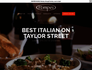 pompeipizza.com screenshot