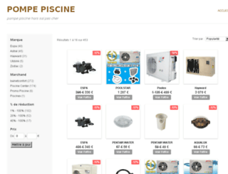 pompepiscine.net screenshot