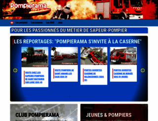 pompierama.com screenshot