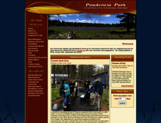 ponderosa-park.com screenshot