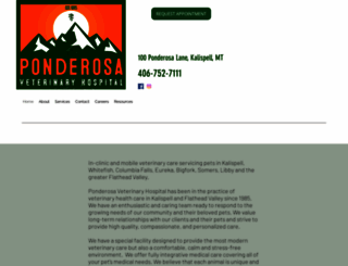 ponderosavet.com screenshot