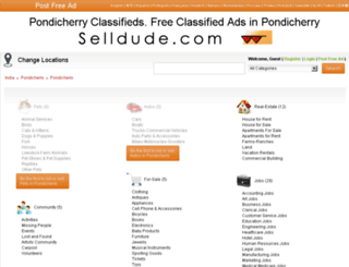 pondicherry.selldude.com screenshot