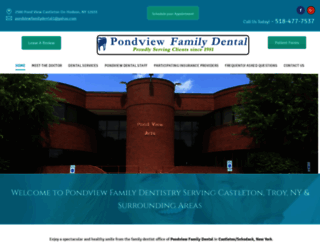 pondviewfamilydental.com screenshot