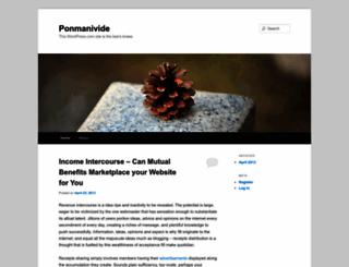 ponmanivide.wordpress.com screenshot