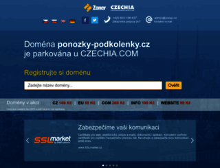ponozky-podkolenky.cz screenshot