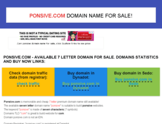 ponsive.com screenshot