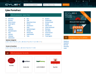 pontefract.cylex-uk.co.uk screenshot