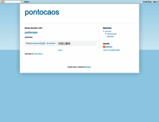 pontocaos.blogspot.com screenshot