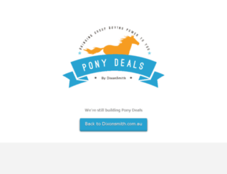 ponydeals.com.au screenshot