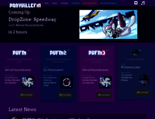 ponyvillefm.com screenshot