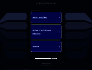 ponzuinu.finance screenshot
