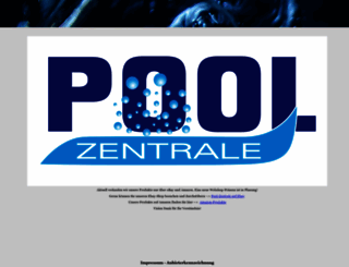 pool-zentrale.de screenshot