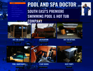 poolandspadoctor.co.uk screenshot