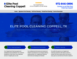 poolcleaningcoppell.com screenshot