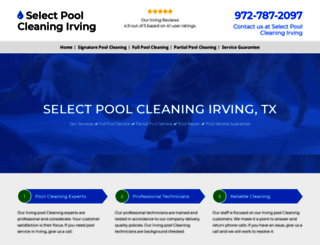 poolcleaningirving.com screenshot