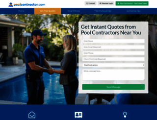 poolcontractor.com screenshot