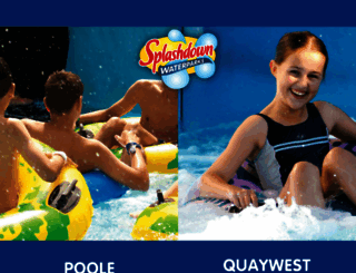poole.splashdownwaterparks.co.uk screenshot