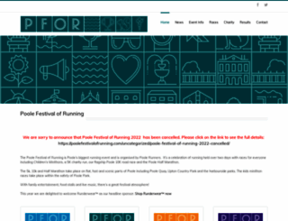 poolefestivalofrunning.com screenshot
