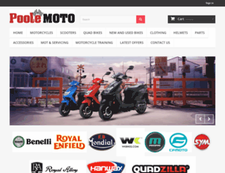 poolemoto.co.uk screenshot