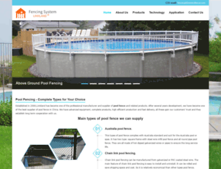 poolfencingsupplier.com screenshot